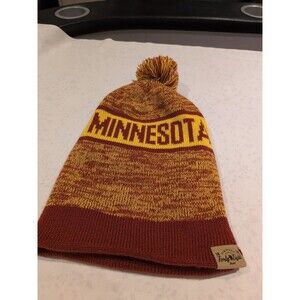 Minnesota Golden Gophers Red Beanie Knit Ski Cap Hat, Eighteen Forty Eight Brand